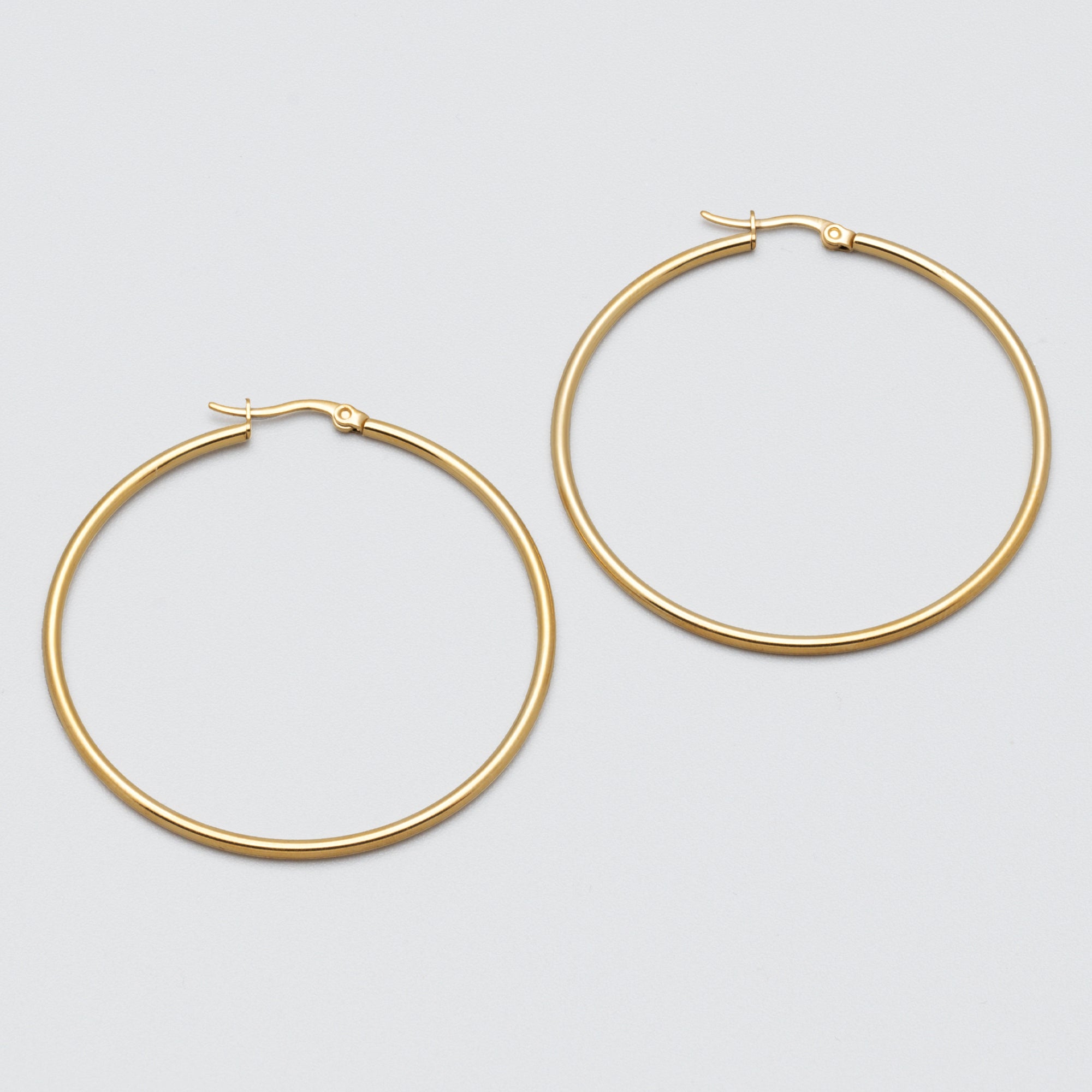 extra large gold hoop earrings