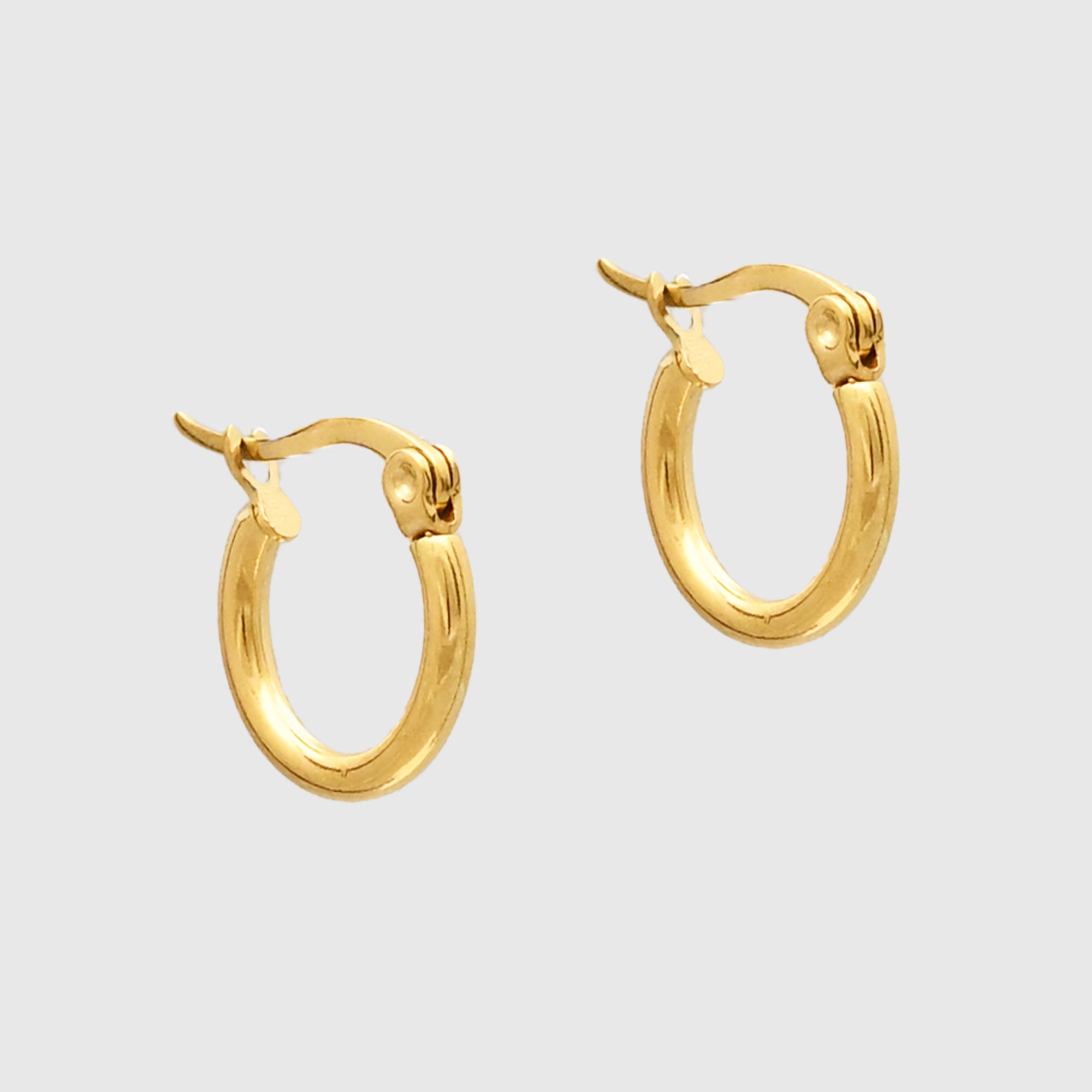 extra small gold hoop earrings