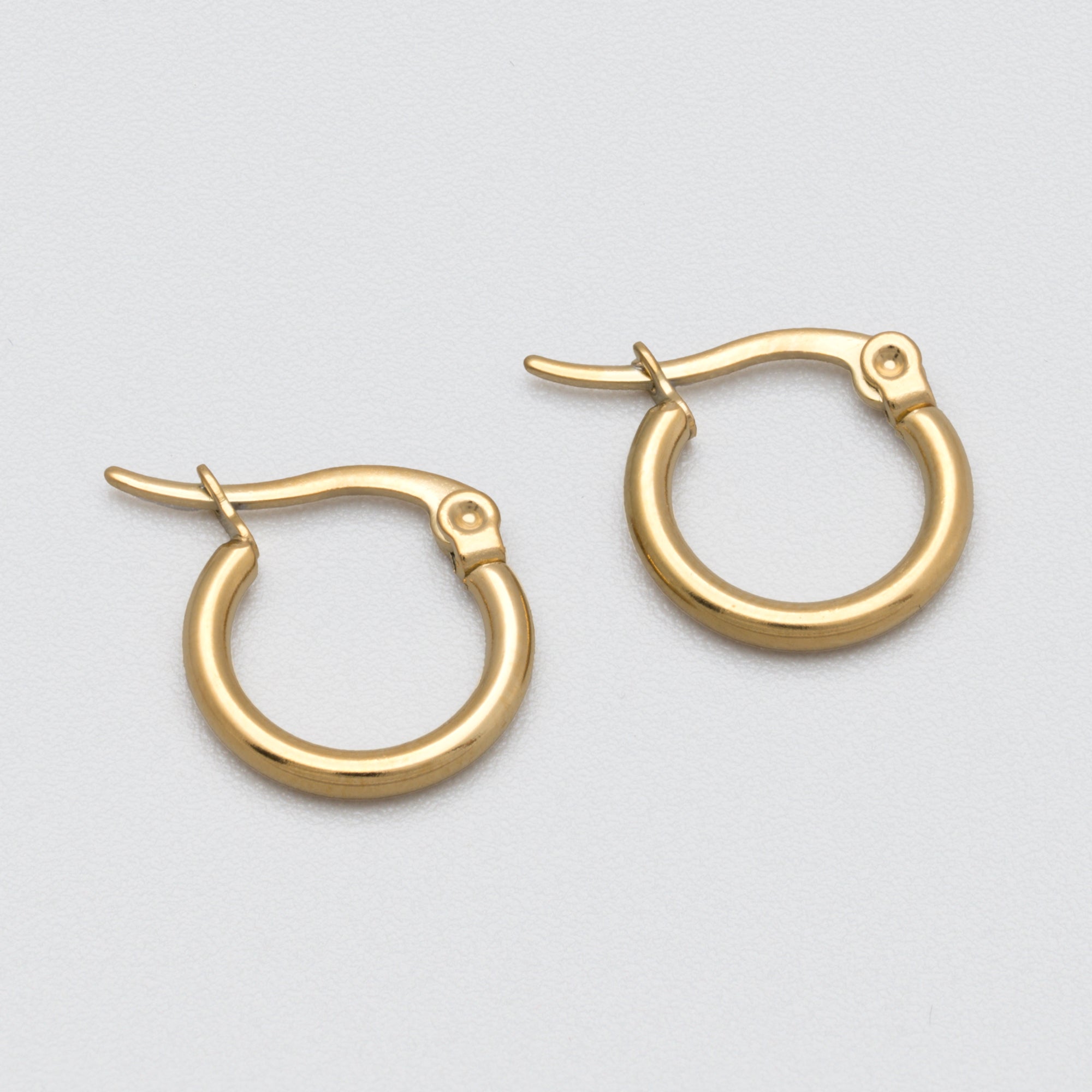 extra small gold hoop earrings