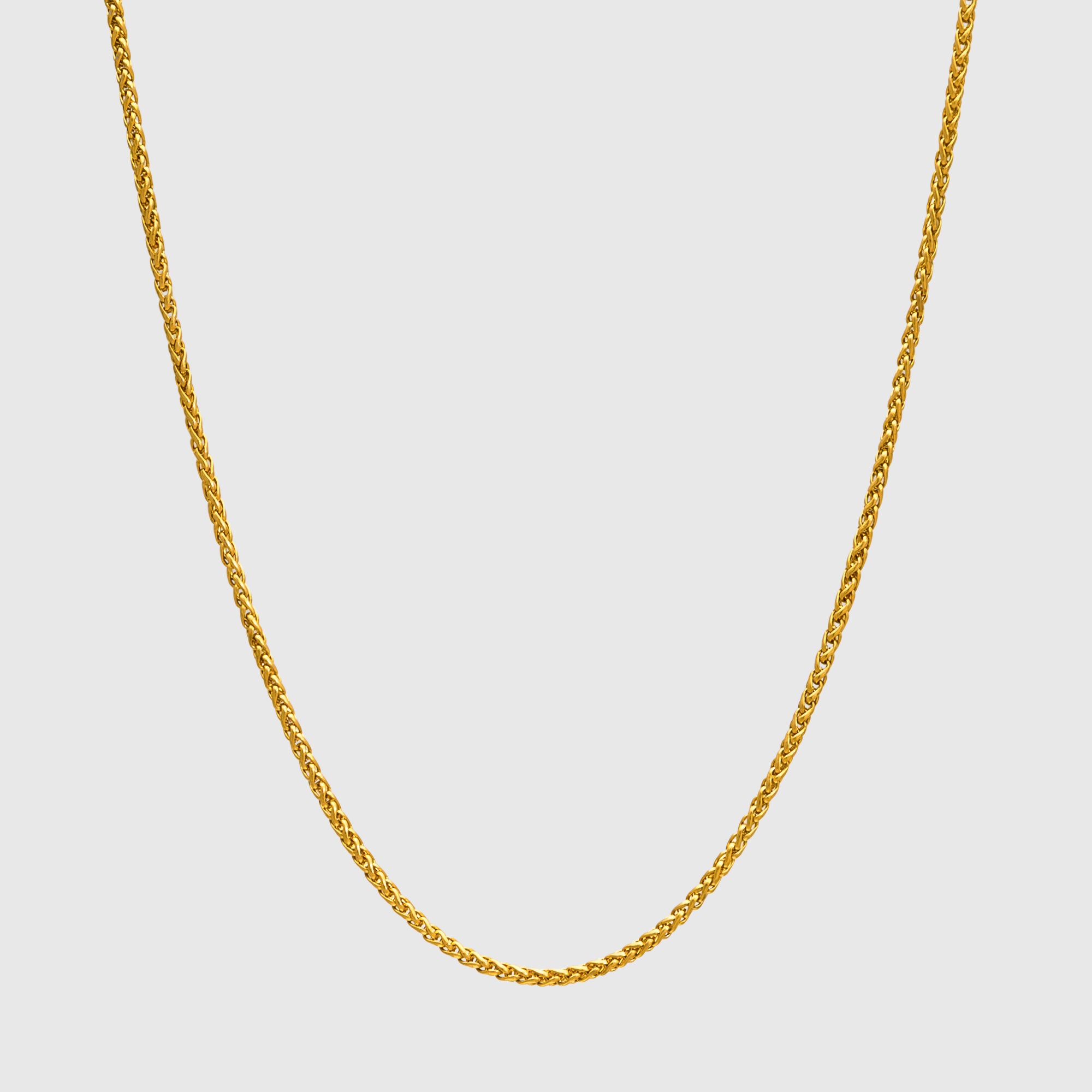 Collier queue de renard - (or) 2 mm