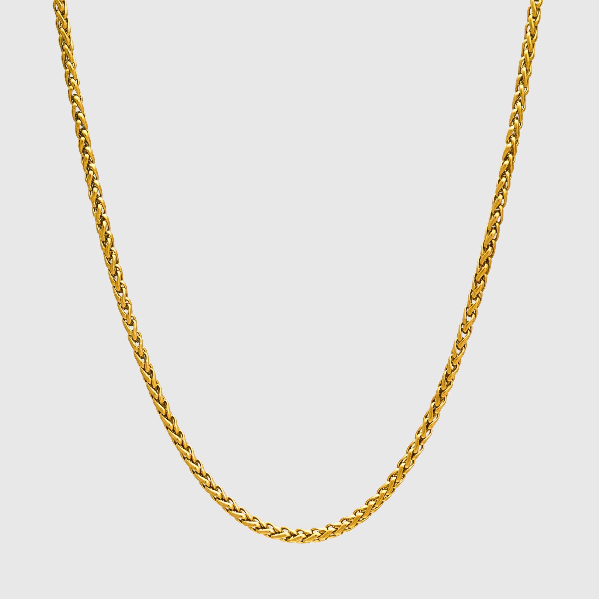 Collier queue de renard - (or) 3 mm