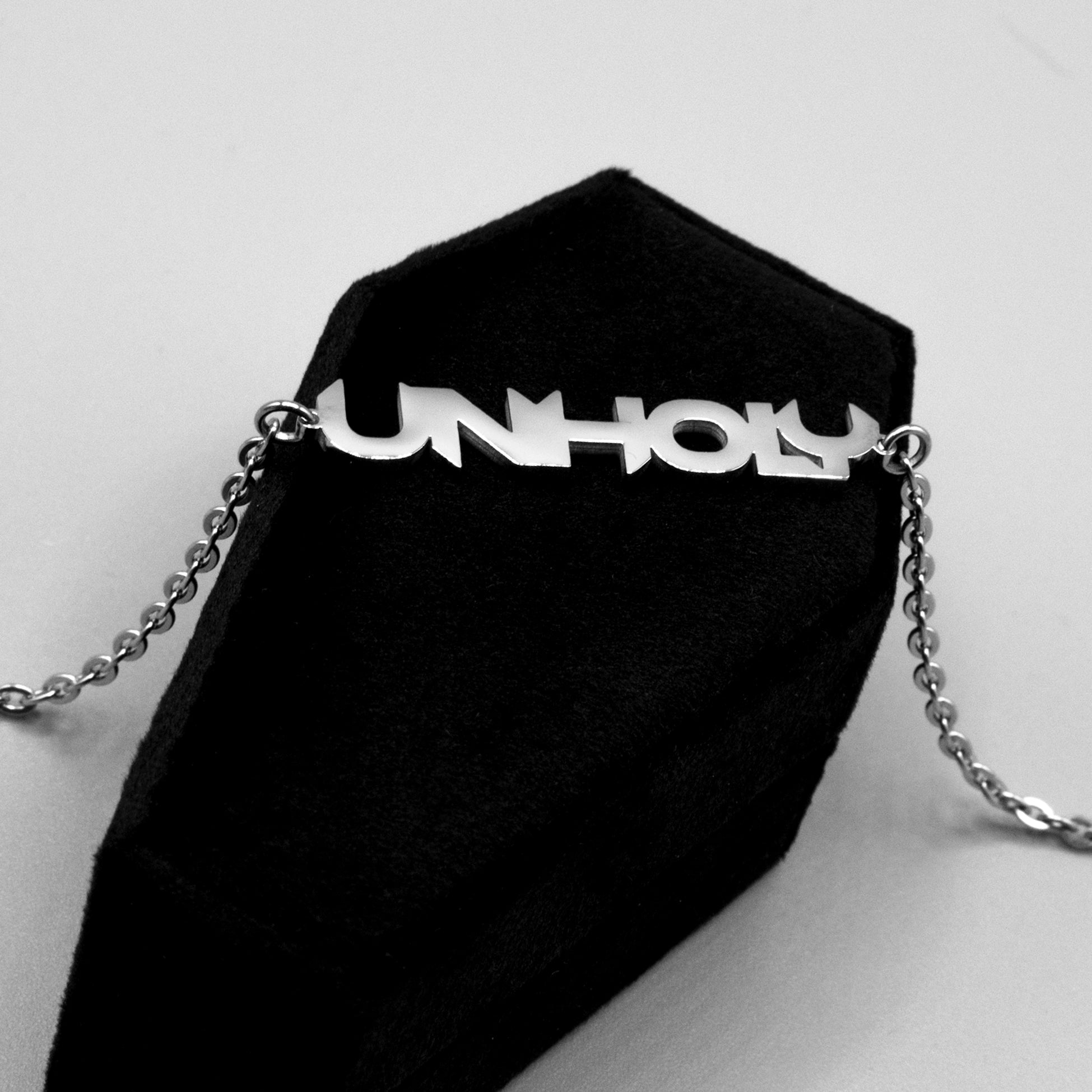 Unholy Choker Necklace Bold (Silver)